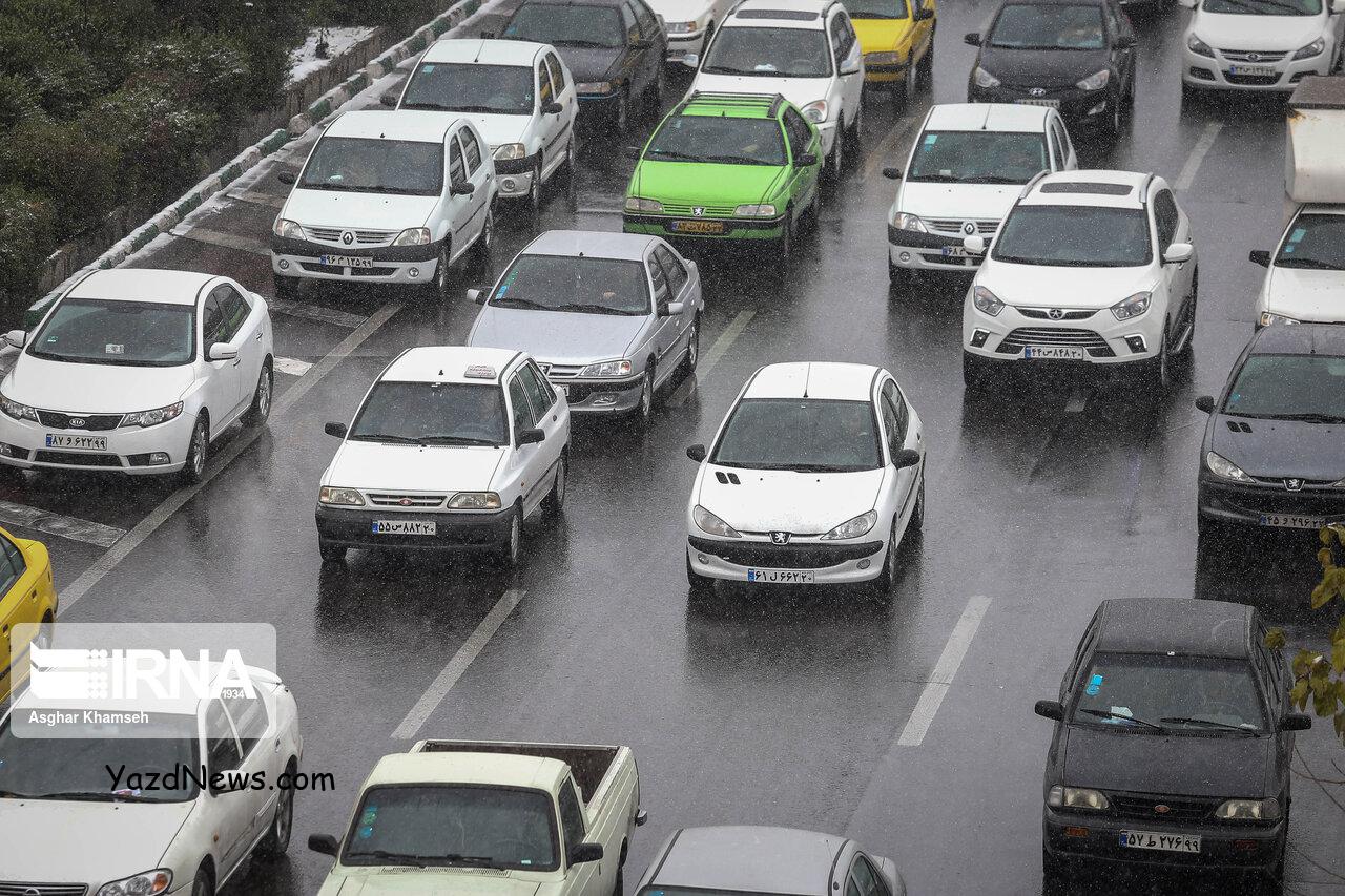 تردد خودروهای درون شهری یزد ۸۷ درصد کاهش یافته است