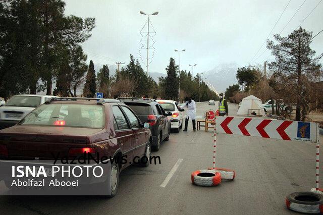 مسدود شدن ورودی روستاهای شهرستان تفت یزد