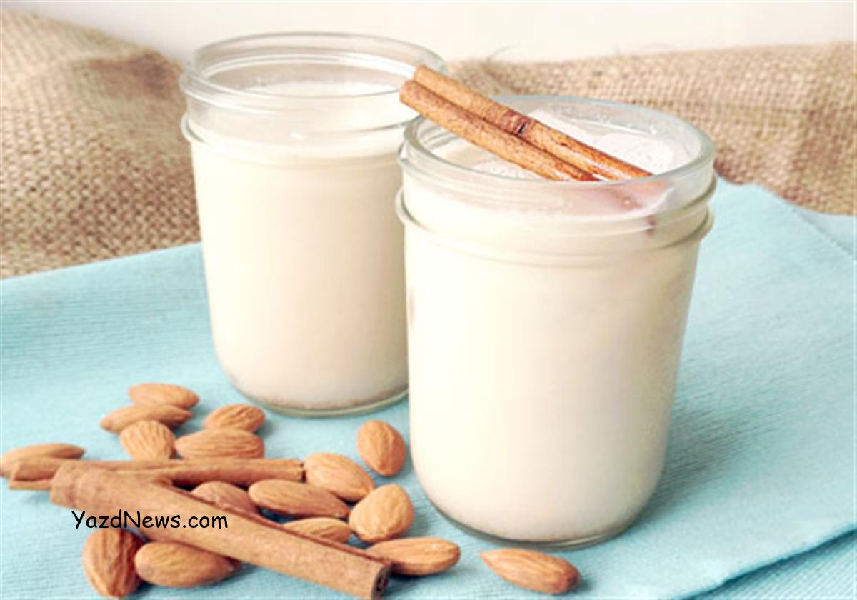 فواید سلامتی شیر بادام