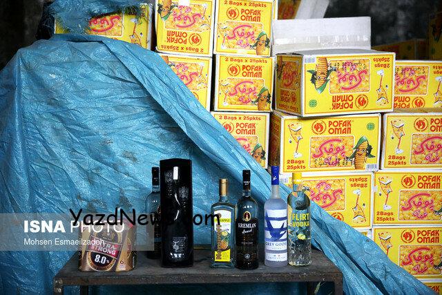 عامل توزیع مشروبات الکلی مسموم در ابرکوه دستگیر شد