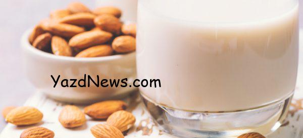 فواید سلامتی شیر بادام