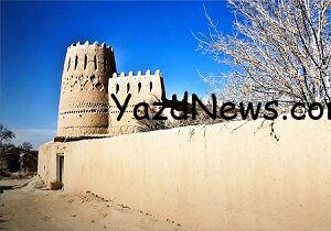 فرو ریختن حصار برج قلعه تاریخی رشکوییه تفت